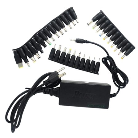 Justerbar power 96W 12V-24V Laptopladdare Reglerad power med 34PCS Universal power