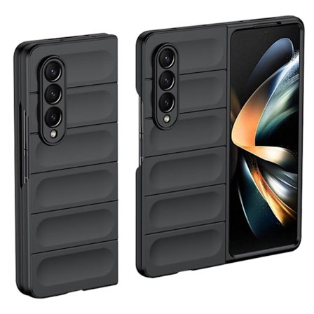Pehme kahva muotoiltu kuori Samsung Galaxy Z Fold4 - Musta Black
