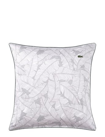 Lacoste Home Lleaf Pillow Case - Grey - 65X65CM