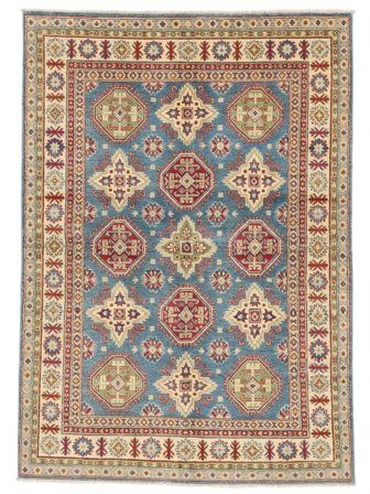 Tapis Kazak Fine 150X212 Marron/Orange (Laine, Afghanistan)