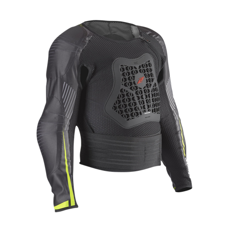 Lasten Suojatakki Zandonà Netcube x9 Musta/Neon Keltainen Onesize