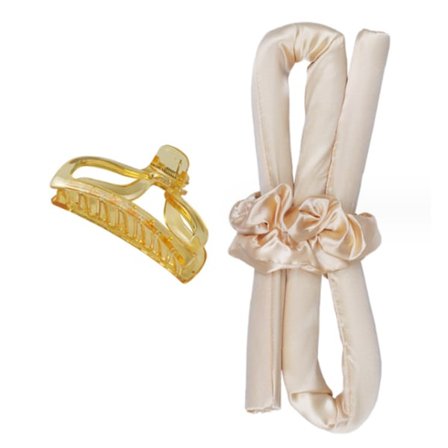 Värmefri Curling Rod Hårband Rullar Lockar Lata Vågor Hårrullar