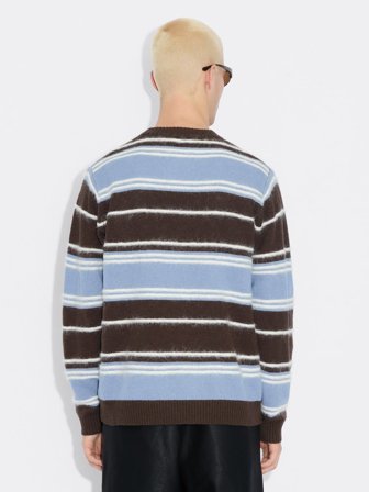 Wool Stripe Crew
