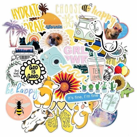 50x Klistermærker og Dekaler - VSCO No. 1