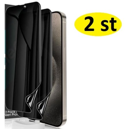 2 st Sekretess nano skärmskydd Iphone 16 pro
