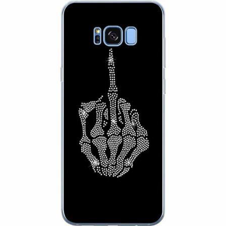 Samsung Galaxy S8 Genomskinligt Skal Fuck You Bling