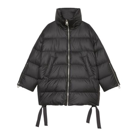 Marc O'Polo, Oversized Down Puffer Jacket Zwart, Dames, Maat:L,print
