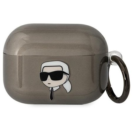 Karl Lagerfeld KLAPHNIKTCK AirPods Pro-deksel svart/svart Karl's Head