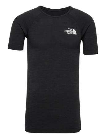 M Ma Lab Seamless Top - Eu T-shirts Short-sleeved Svart The North Face*Betinget Tilbud