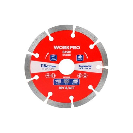 Diamantskæreskive med segmenter, Basic ø115 X 22,2 X 7 Mm