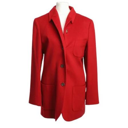 Jil Sander Pre-owned - Vintage Kappor - Röd - Dam - Storlek: S, Dam, Storlek: S