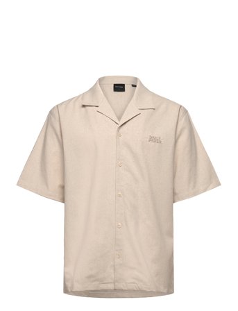 Daily Paper Linen Ss Shirt - Beige - S