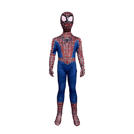 Spiderman Tobey Maguire -asu punainen Raimi Cosplay supersankari hyppypuku Halloween -asu karnevaalijuhla Spandex aikuisille/lapsille