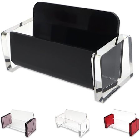 Akryl Visitkort Holder Til Skrivebord, Klar Visitkort Stativ Til Visning, Skrivebords Navnekort Holder