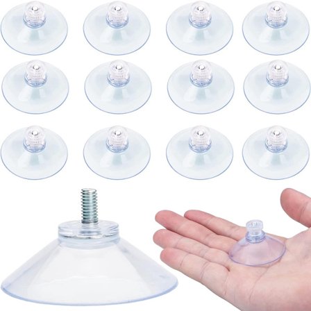 12 x Imu Kuppia Kierteellä - 53MM M4x10 - Imu Kuppia Koukulla - Imu Kuppi Koukku - Mutteri