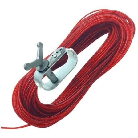 Spännkabel med spännare för 30 meter poolöverdrag