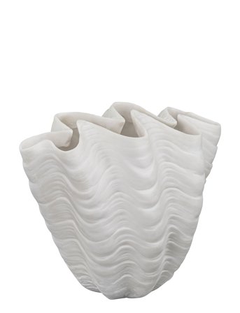 Mette Ditmer Shell Vase - White - W26X H22CM
