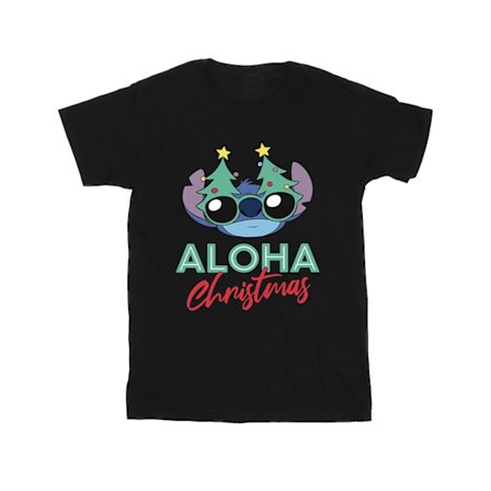 Disney Boys Lilo And Stitch Julgransskuggor T-shirt 5-6 år