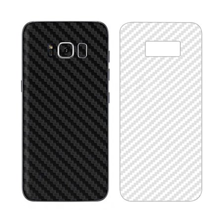 Samsung Galaxy S8 Kolfiber Skin Skyddsplast Baksida