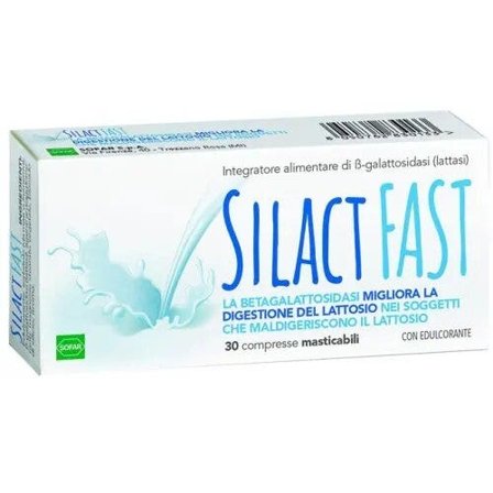 Silact Fast 30 Compresse Masticabili - Sollievo Digestivo Rapido