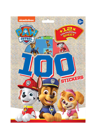 SENSE Paw Patrol 100 Stickers Skapa & pyssla Unisex ONESIZE