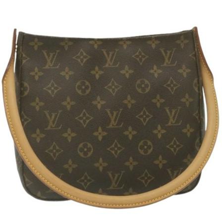 Louis Vuitton Vintage, Pre-owned Canvas Shoulder Bags Bruin, Dames, Maat:ONE Size