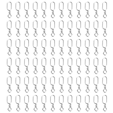 Sea Warrior: Stainless Steel Swivels with Snap, Unique Design for Easy Use, Delicate and Exquisite Appearance