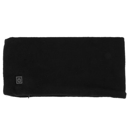 Oppvarmet halsvarmer skjerf for menn kvinner 3 varmeinnstillinger vindtett kuldebestandig DC 5V svart