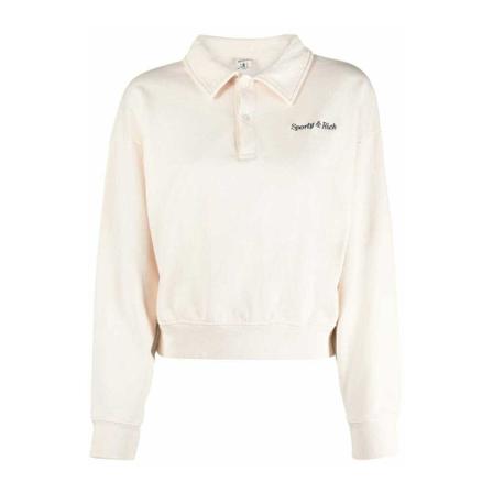 Sporty & Rich, Polo Shirts Beżowy, Kobieta, Rozmiar: XS