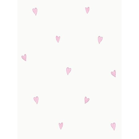 Love Hearts -tapetti, pinkki, Holden 12581 (FMY)