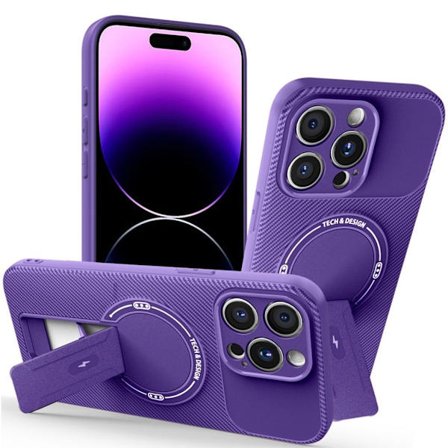 iPhone 14 Pro Max Case Stand - Purple