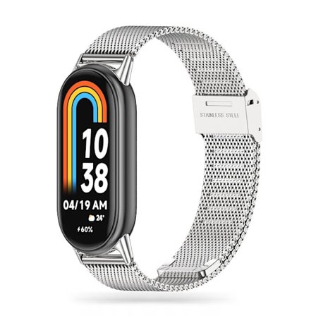 TECH-PROTECT MILANESEBAND XIAOMI SMART BAND 8/8 NFC SØLV