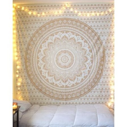 TS-Indien Mandala Tapestry Vægophæng Boheme Dekoration Tapestry Vægophæng tapet boheme chic lagen væg æstetisk mandala væg stort stof m