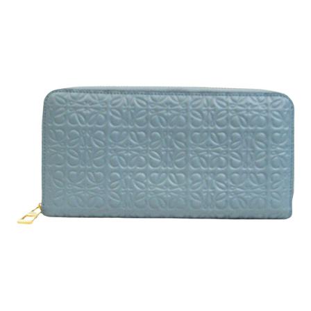 Loewe Pre-owned, Wallets & Cardholders Blauw, Dames, Maat:ONE Size