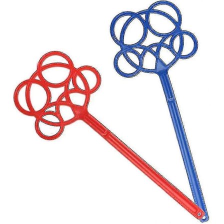 2 st Flugsmällor Mattpiska med Långt Handtag Täcke Dammtorkningsverktyg För Inomhus, Utomhus (slumpmässig Färg)[D]