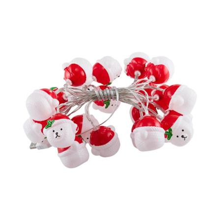 Led Julljus Jul Snow Bear String Lights Hem