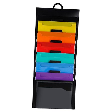 Flerfarget mappe med 6 rom for klasserommet hjemme