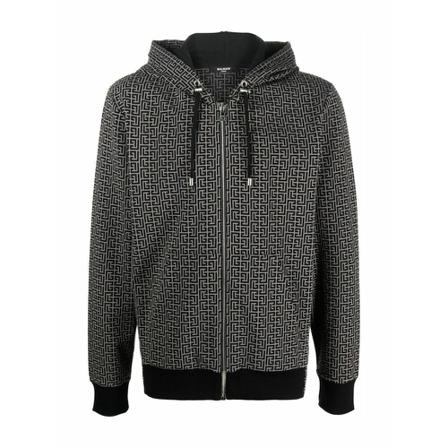 Balmain, Zip-throughs Grijs, Heren, Maat:L