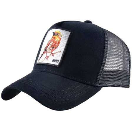 Unisex Animal Mesh Trucker Hat Snapback Broderet Mærke Ba
