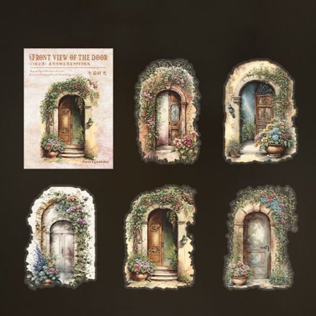 Leikekirjatarrat Vintage -tarra 4 4