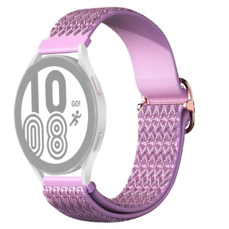 20 mm justerbart romb nylon smartklocka armband handledsrem för Samsung Galaxy Watch 42 mm