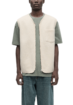 SAMSOE Sahannes Vest 14612 Tröjor Herr Beige L