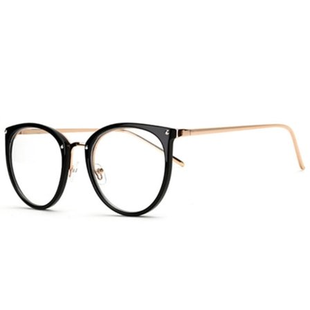 TG Klassiske Damebriller (uten styrke) Matt Svart