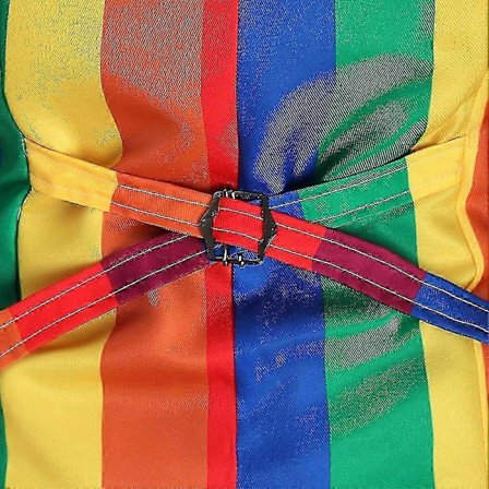 Miesten rento sateenkaariraidallinen slim-liivi