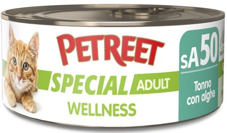 Petreet Wellness Tonno Con Alghe Cibo Umido Gatto Adulto