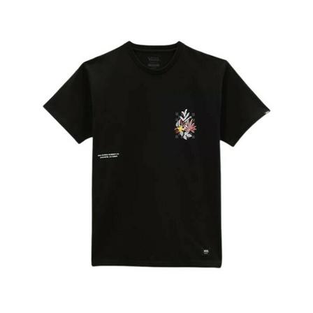 Vans Koszulka Anaheim Print Mash Up Retro Floral Vn0a7pjublk s Sort, Herre T-shirts