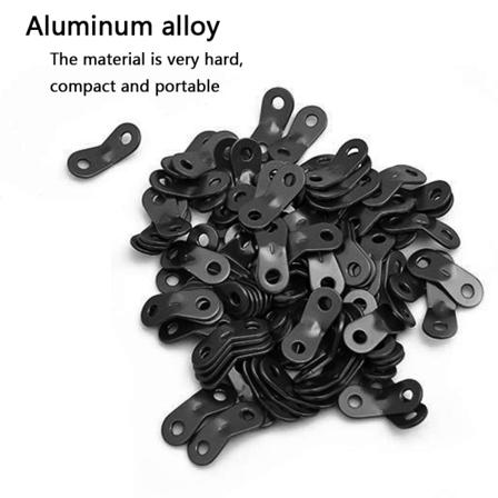 30 st aluminiumlegering tältjusterare repspännare