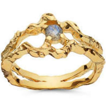 Maanesten Ring Gul, Dame Ringe, Størrelse: ONE Size