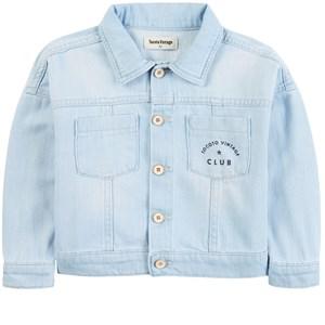 Tocoto Vintage Blue Logo Denim Jacket 2 Years - Coats and jackets - 2 years - Blue - Junge