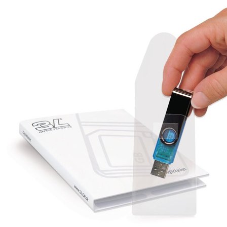 3L USB-ficka självhäftande 10/fp - Lyreco - Kontorsmaterial - Mappar och plastfickor - Plastfickor - Övriga